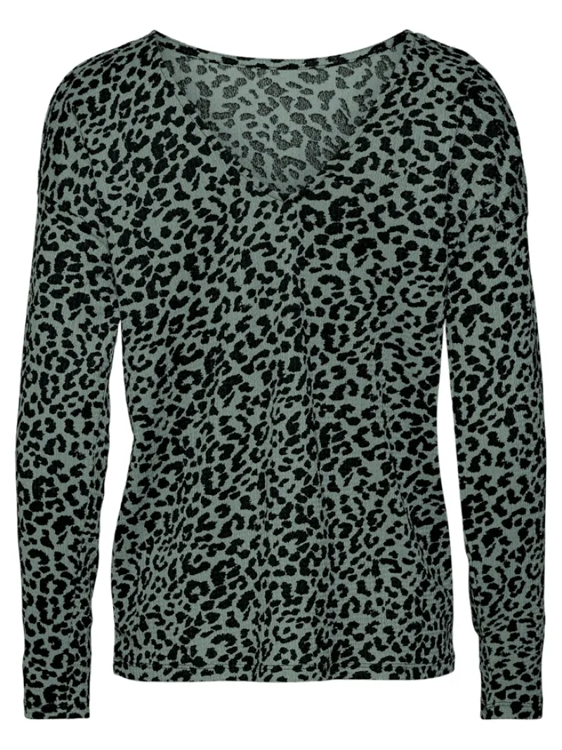 Vero Moda Shirts*VMMERVE LS 2-WAY LOOSE TOP JRS BOO Chinois Green