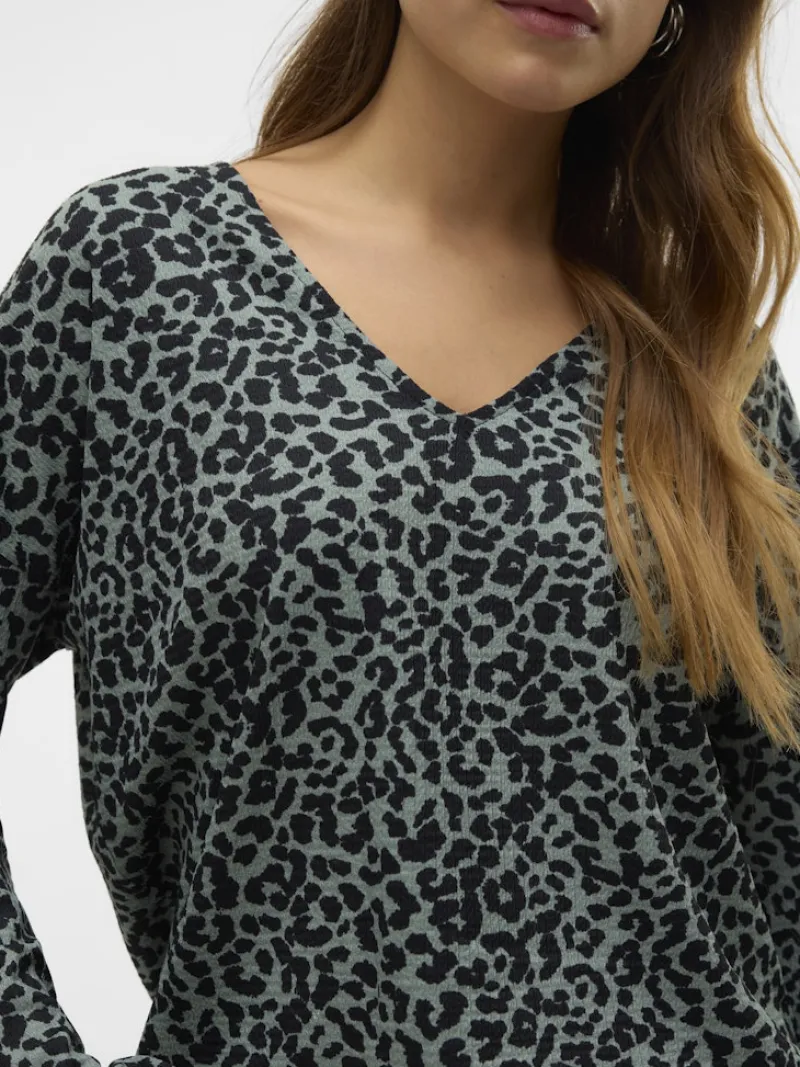 Vero Moda Shirts*VMMERVE LS 2-WAY LOOSE TOP JRS BOO Chinois Green