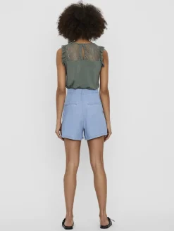 Vero Moda Shorts*VMMIA HR LOOSE SUMMER SHORTS GA NOOS Light Blue Denim