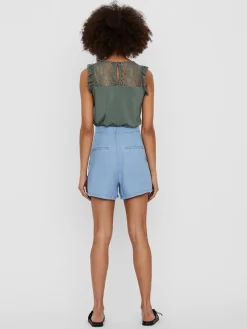 Vero Moda Shorts*VMMIA HR LOOSE SUMMER SHORTS GA NOOS Light Blue Denim