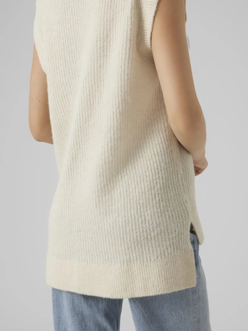 Vero Moda Pullover & Sweatshirts*VMMILI SL V-NECK VEST GA BOO birch