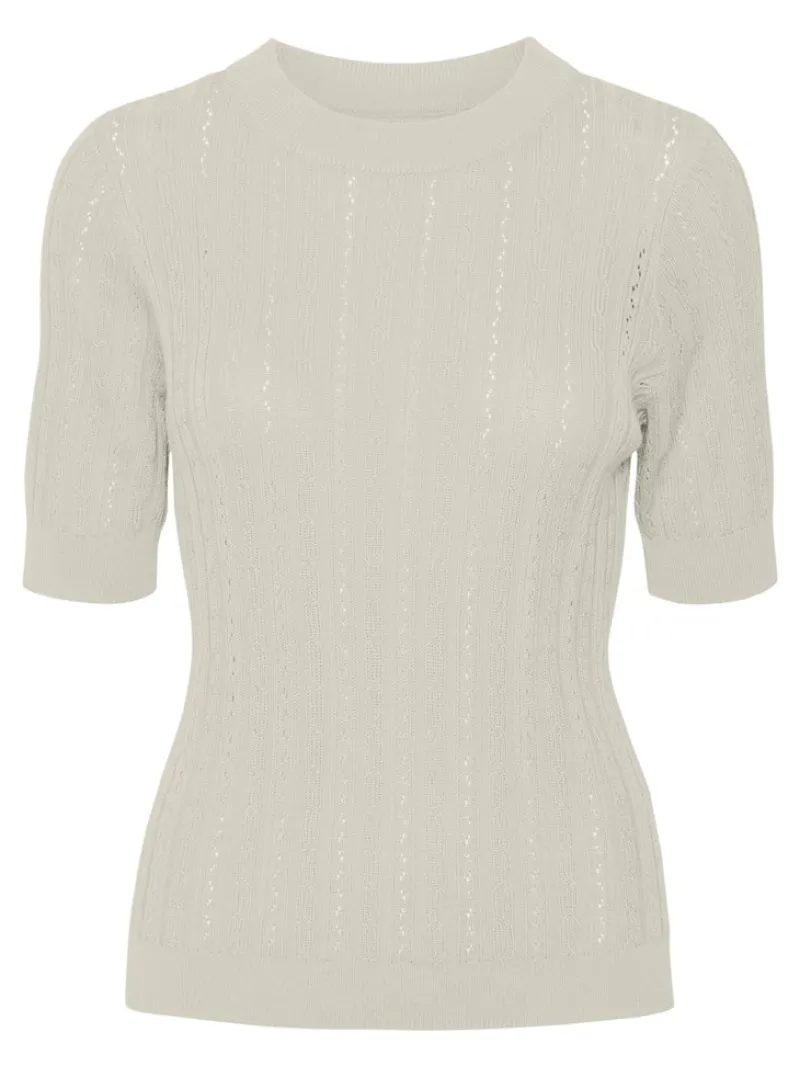 Vero Moda Pullover & Sweatshirts*VMMORENA 2/4 O-NECK PULLOVER GA BOO birch