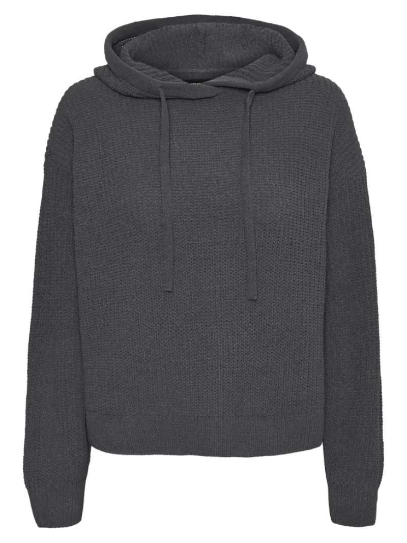 Vero Moda Pullover & Sweatshirts*VMNEAT LS HOOD PULLOVER LCS Asphalt