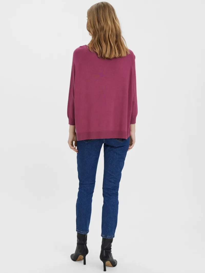 Vero Moda Shirts*VMNELLIE GLORY 3/4 BOXY BLOUSE GA NOOS Dry Rose