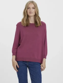 Vero Moda Shirts*VMNELLIE GLORY 3/4 BOXY BLOUSE GA NOOS Dry Rose