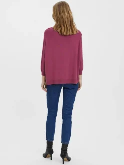 Vero Moda Shirts*VMNELLIE GLORY 3/4 BOXY BLOUSE GA NOOS Dry Rose