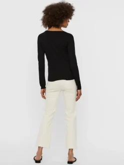 Vero Moda Pullover & Sweatshirts*VMNELLIE GLORY LS O-NECK CARDIGAN NOOS Black