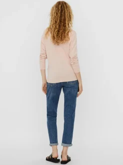 Vero Moda Pullover & Sweatshirts*VMNELLIE GLORY LS V-NECK CARDIGAN COLOR Sepia Rose