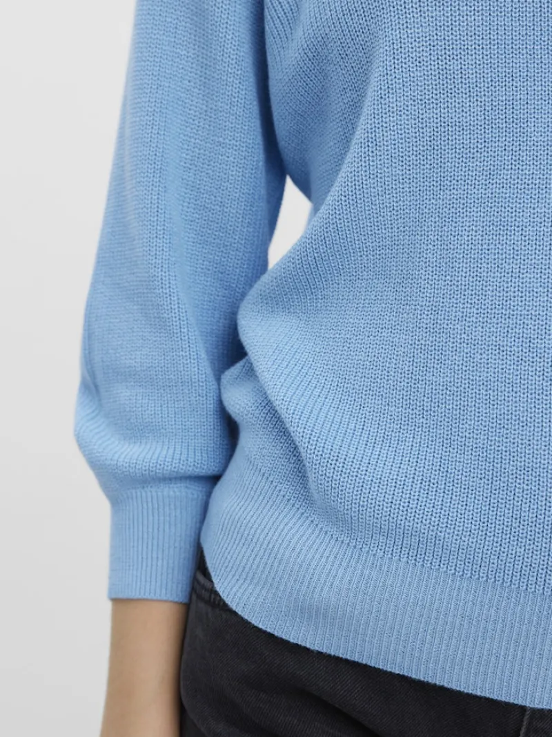 Vero Moda Pullover & Sweatshirts*VMNEWLEX SUN 3/4 BLOUSE NOOS blue bell