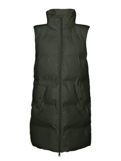Vero Moda Westen*VMNOE COATED WAISTCOAT BOOS Peat