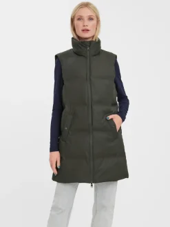 Vero Moda Westen*VMNOE COATED WAISTCOAT BOOS Peat