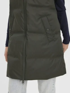 Vero Moda Westen*VMNOE COATED WAISTCOAT BOOS Peat