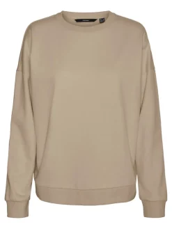 Vero Moda Pullover & Sweatshirts*VMOCTAVIA LS SWEAT NOOS White Pepper