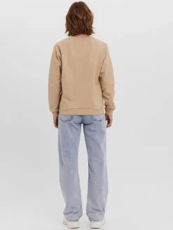 Vero Moda Pullover & Sweatshirts*VMOCTAVIA LS SWEAT NOOS White Pepper