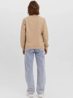 Vero Moda Pullover & Sweatshirts*VMOCTAVIA LS SWEAT NOOS White Pepper