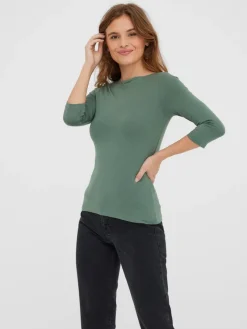 Vero Moda Shirts*VMPANDA MODAL 3/4 TOP JRS NOOS Laurel Wreath