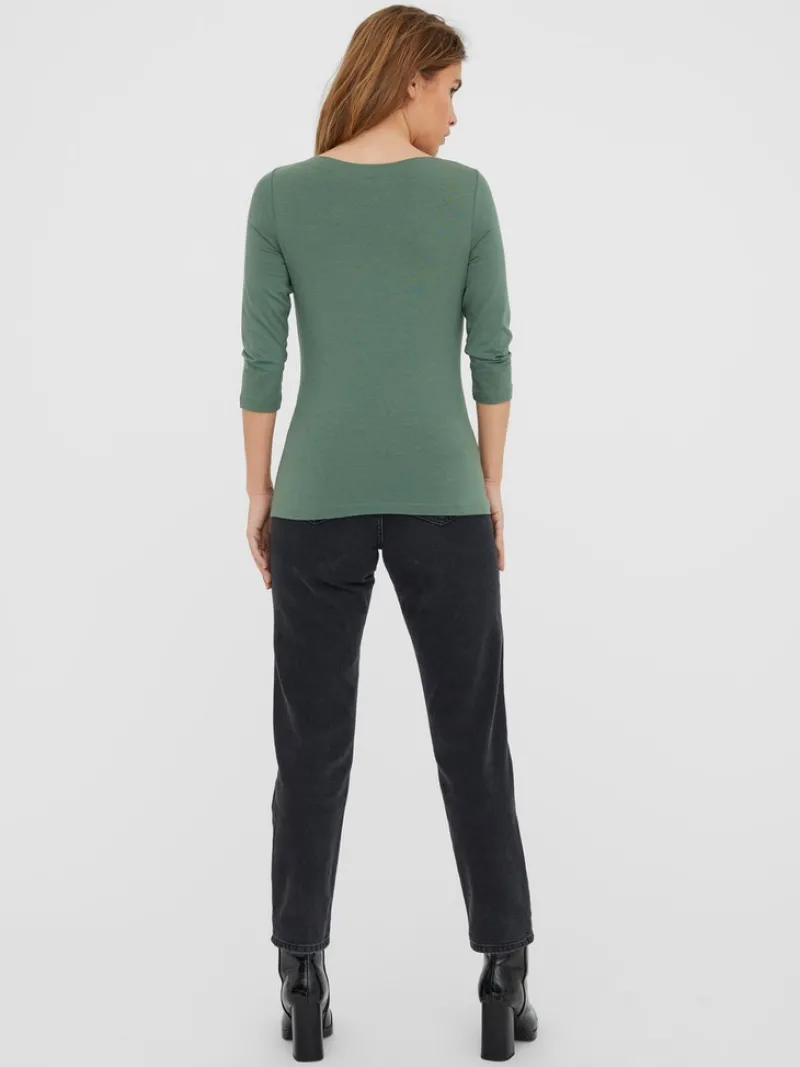 Vero Moda Shirts*VMPANDA MODAL 3/4 TOP JRS NOOS Laurel Wreath