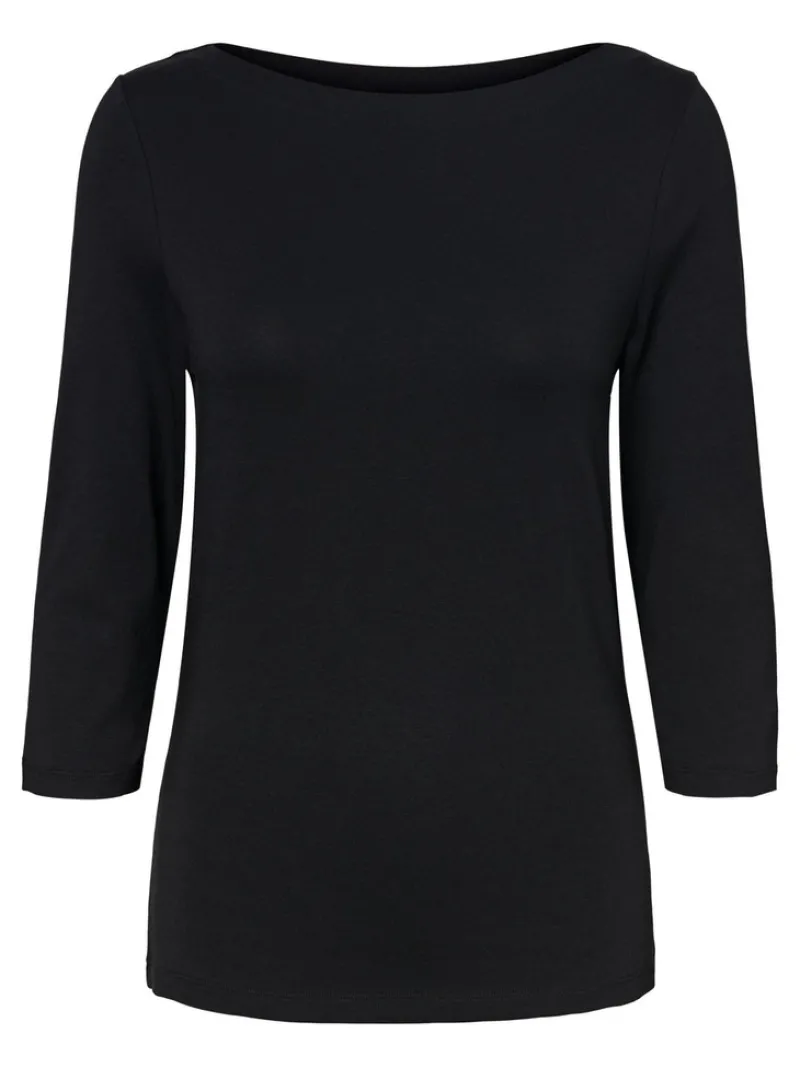 Vero Moda Shirts*VMPANDA MODAL 3/4 TOP NOOS Black
