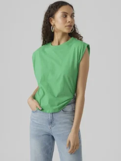 Vero Moda Shirts*VMPANNA GLENN SL TOP JRS bright green