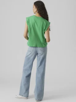 Vero Moda Shirts*VMPANNA GLENN SL TOP JRS bright green