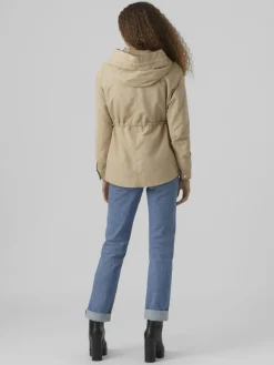 Vero Moda Jacken*VMPERNILLEFIE SHORT PARKA travertine