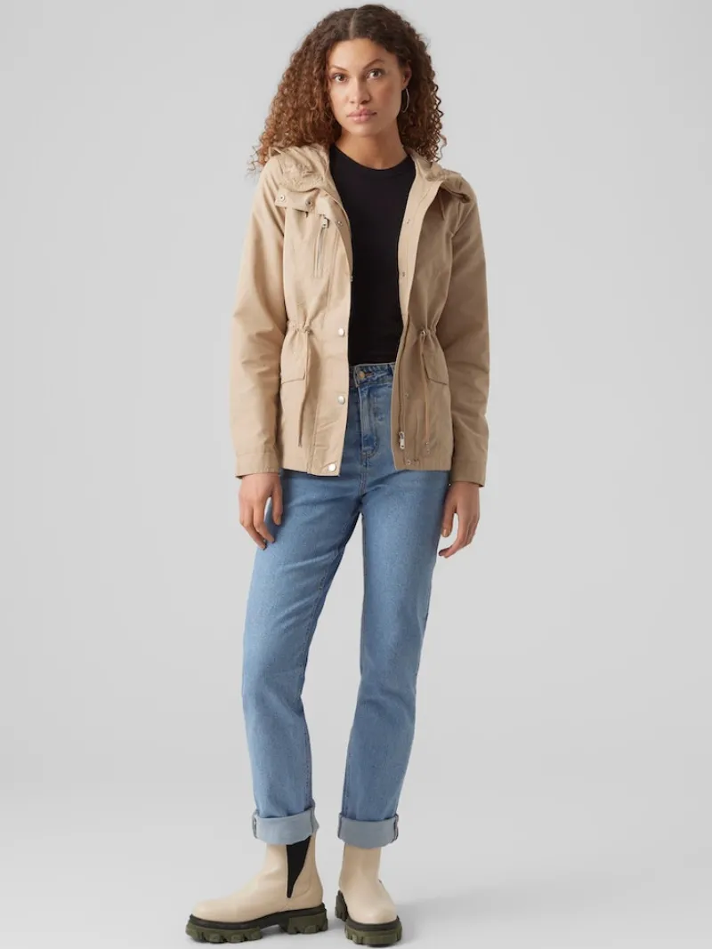 Vero Moda Jacken*VMPERNILLEFIE SHORT PARKA travertine