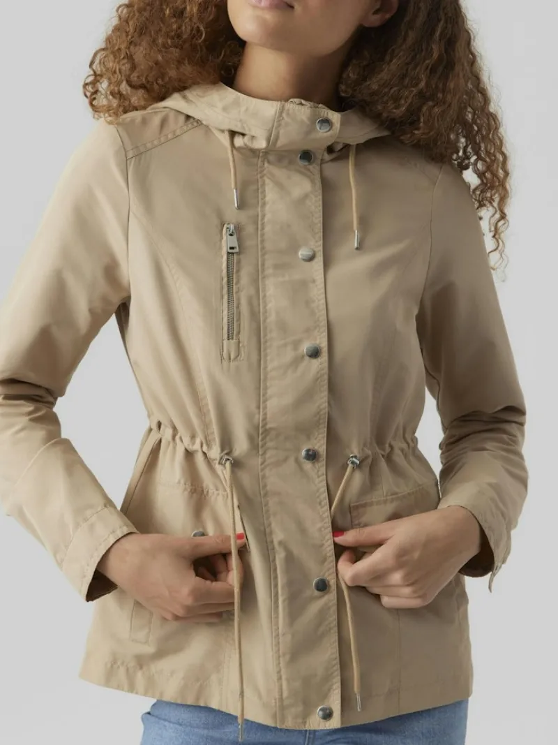 Vero Moda Jacken*VMPERNILLEFIE SHORT PARKA travertine