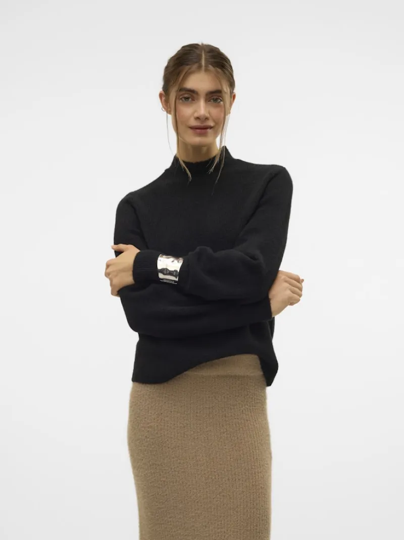 Vero Moda Pullover & Sweatshirts*VMPIPPA LS HIGHNECK PULLOVER GA BOO Black