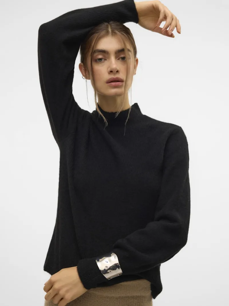 Vero Moda Pullover & Sweatshirts*VMPIPPA LS HIGHNECK PULLOVER GA BOO Black