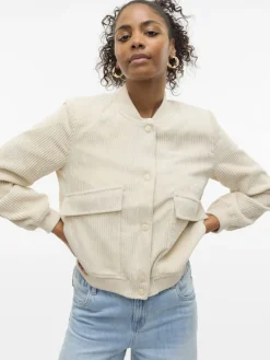 Vero Moda Jacken*VMRAINIE AMALA SHORT JACKET oatmeal