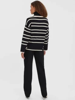 Vero Moda Pullover & Sweatshirts*VMSABA LS ROLLNECK BLOUSE Black
