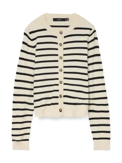 Vero Moda Pullover & Sweatshirts*VMSABA PLAIN LS O-NECK CARDIGAN NOOS LX birch