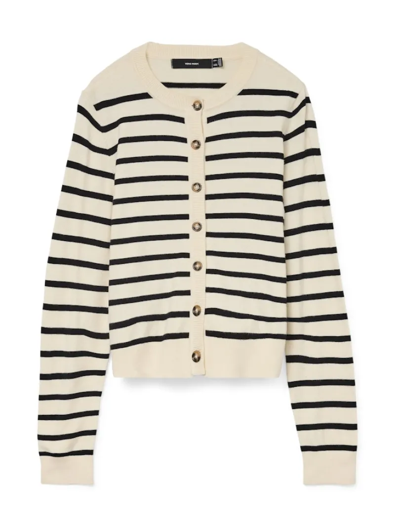 Vero Moda Pullover & Sweatshirts*VMSABA PLAIN LS O-NECK CARDIGAN NOOS LX birch