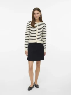 Vero Moda Pullover & Sweatshirts*VMSABA PLAIN LS O-NECK CARDIGAN NOOS LX birch