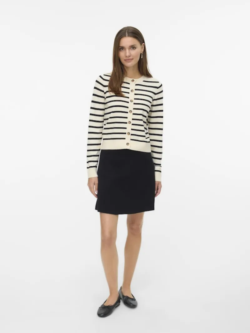 Vero Moda Pullover & Sweatshirts*VMSABA PLAIN LS O-NECK CARDIGAN NOOS LX birch