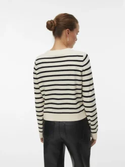 Vero Moda Pullover & Sweatshirts*VMSABA PLAIN LS O-NECK CARDIGAN NOOS LX birch