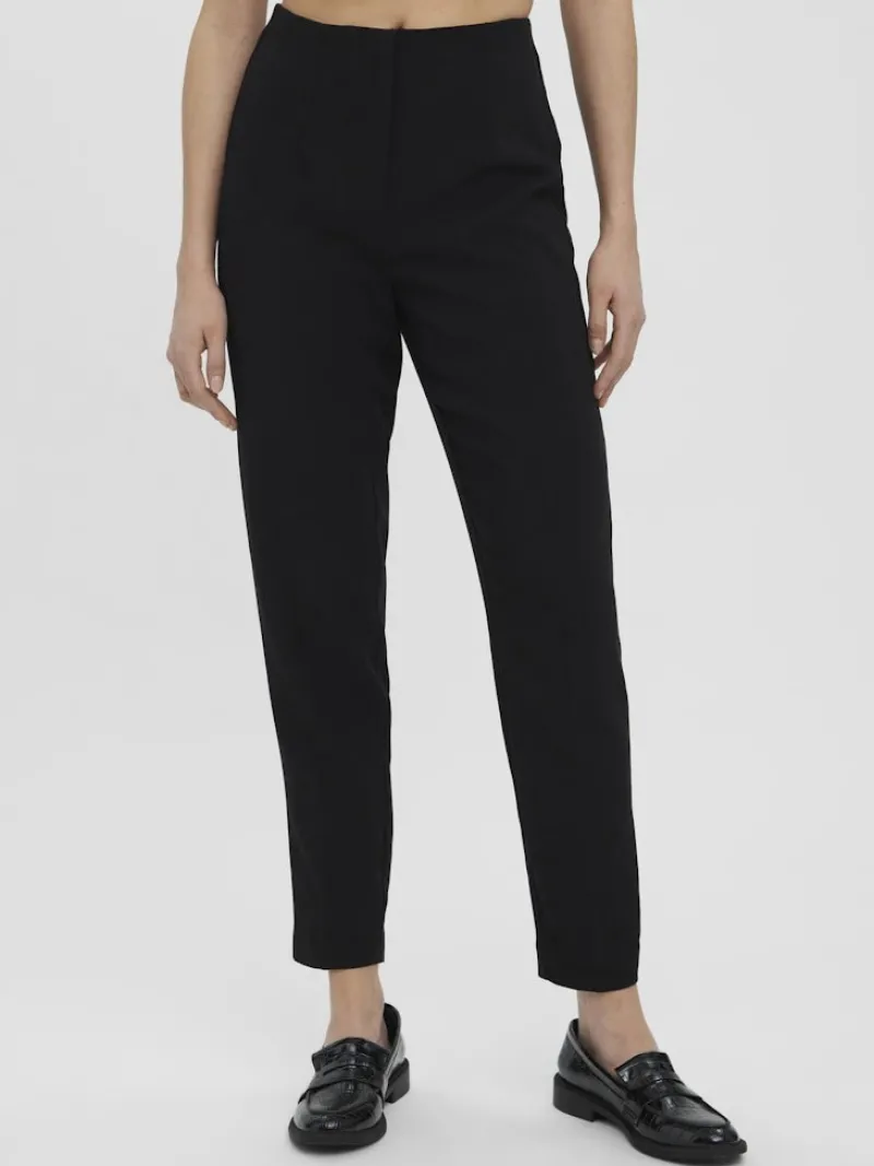 Vero Moda Hosen*VMSANDY HW TAPERED PANT Black