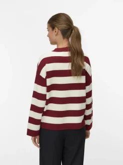 Vero Moda Pullover & Sweatshirts*VMSILJE LS O-NECK BOXY PULLOVER NOOS syrah