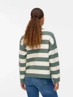 Vero Moda Pullover & Sweatshirts*VMSILJE LS O-NECK BOXY PULLOVER NOOS Laurel Wreath