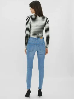 Vero Moda Jeans*VMSOPHIA HR SKINNY DESTR J LI371 NOOS Medium Blue Denim