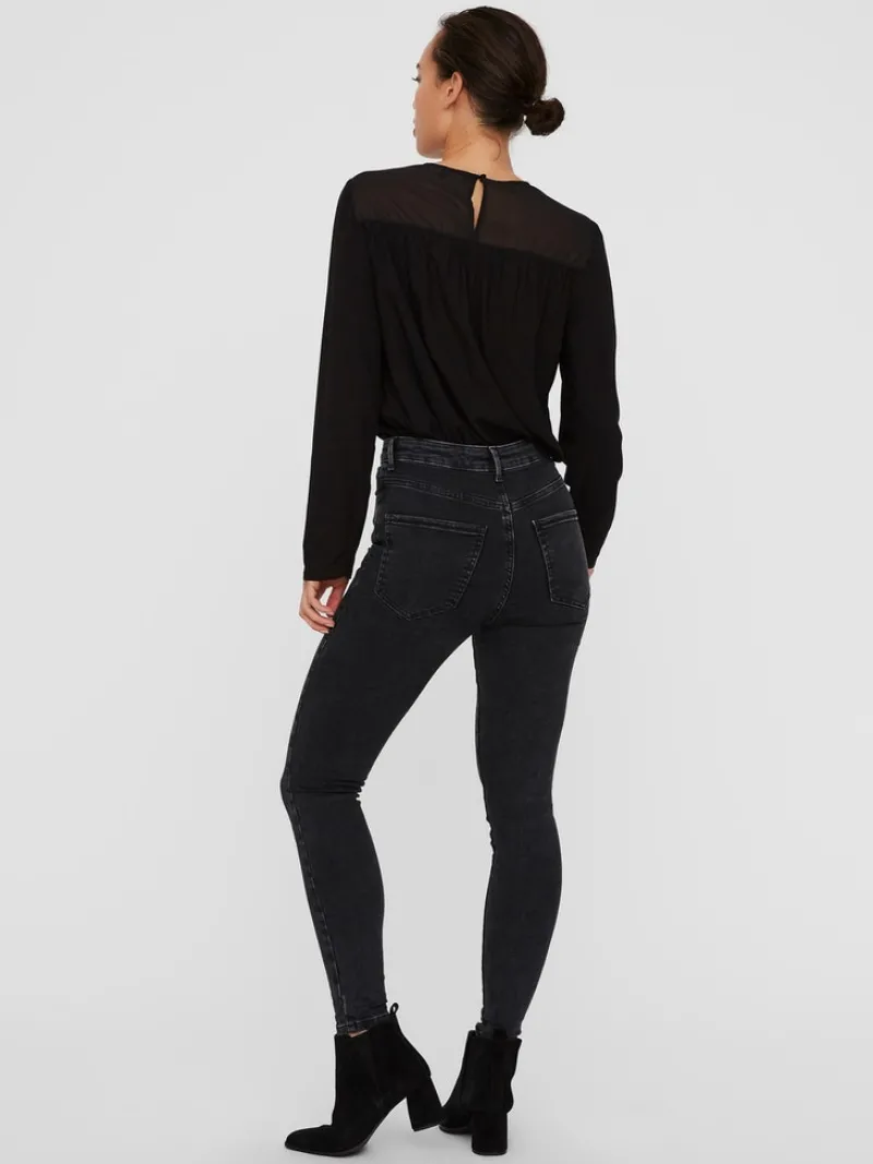 Vero Moda Jeans*VMSOPHIA HR SKINNY JEANS BA210 VMA NOOS Dark Grey Denim