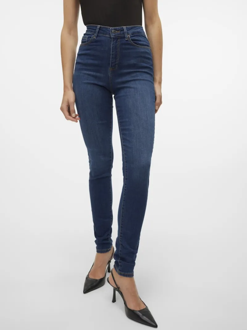 Vero Moda Jeans*VMSOPHIA HW SKINNY JEANS MD BL NOOS Medium Blue Denim