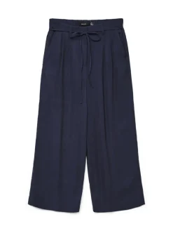 Vero Moda Hosen*VMTANYA HW 7/8 WIDE PANTS BOO Navy Blazer