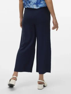 Vero Moda Hosen*VMTANYA HW 7/8 WIDE PANTS BOO Navy Blazer