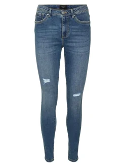 Vero Moda Jeans*VMTANYA MR S PIPING DST J VI3253 GA Medium Blue Denim