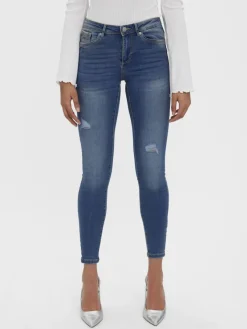 Vero Moda Jeans*VMTANYA MR S PIPING DST J VI3253 GA Medium Blue Denim
