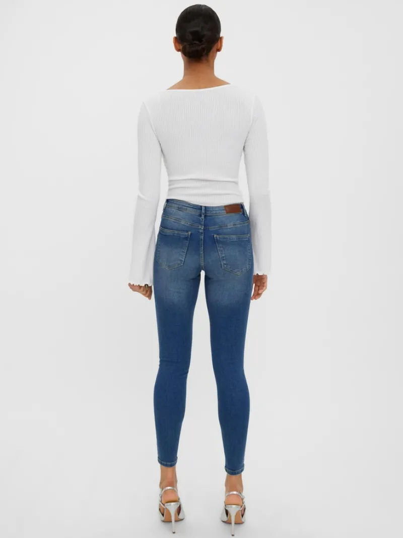 Vero Moda Jeans*VMTANYA MR S PIPING DST J VI3253 GA Medium Blue Denim