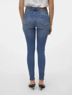 Vero Moda Jeans*VMTANYA MR S PIPING JEANS VI349 GA NOOS Medium Blue Denim