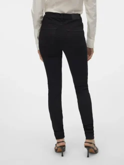 Vero Moda Jeans*VMTANYA MR S PIPING JEANS VI120 GA NOOS Black