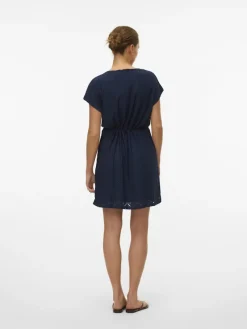 Vero Moda Kleider*VMTASSA SS SHORT DRESS JRS NOOS Navy Blazer